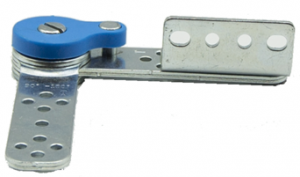 Mechanizm zapadkowy zagłówka sofy SH I ze sprężyną zwrotną - chrom/stal nierdzewna