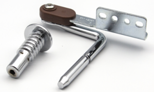 Mechanizm zapadkowy zagłówka sofy SH223T - chrom/stal nierdzewna