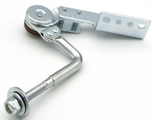 Mechanizm zapadkowy zagłówka sofy SH LONG AUTOMAT ze sprężyną zwrotną  - chrom/stal nierdzewna