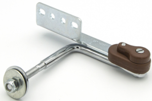 Mechanizm zapadkowy zagłówka sofy SH223P ze sprężyną - chrom/stal nierdzewna