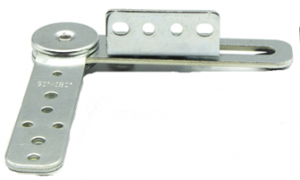 Mechanizm zapadkowy zagłówka sofy SH 206 z ruchomym kątownikiem  - chrom/stal nierdzewna