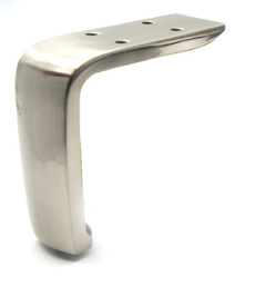 Noga - SL 014 - wysokość: 150 mm, inox/chrom/czarny