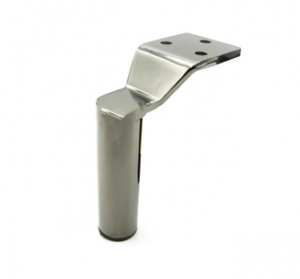 Noga - SL 011 - wysokość: 125 mm, inox/chrom/czarny