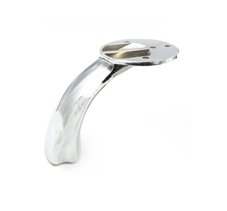 Noga - SL 009 - wysokość: 105 mm,chrom/czarny