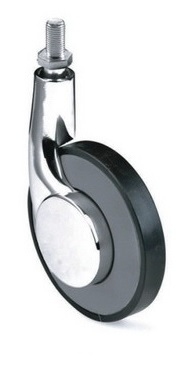 Kółko skrętne Φ82mm, ozdobne, montaż trzpień M8/M10