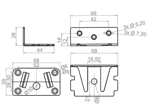 Zaczep środkowy łoża