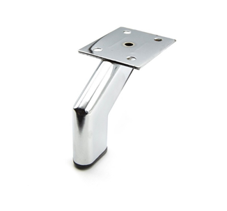 Noga z drążka - SL 003 -  wysokość: 87 mm, chrom