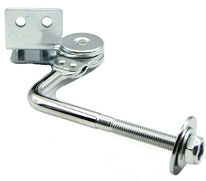 Mechanizm zapadkowy zagłówka sofy SH SHORT - chrom/stal nierdzewna