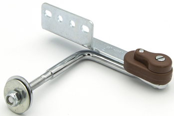 Mechanizm zapadkowy zagłówka sofy SH223P ze sprężyną - chrom/stal nierdzewna