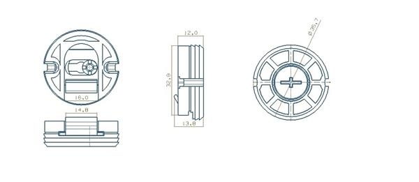 Zawieszka mimośrodowa Φ 35,7 mm