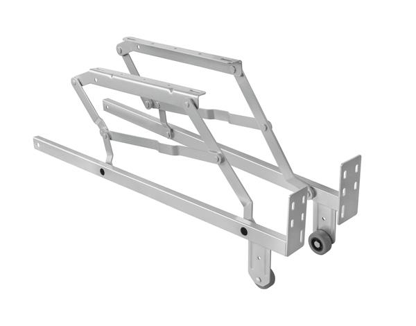 Wózek szuflady łóżka z gumowanymi kółkami