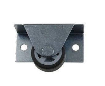 Rolka Φ 30x40mm, gumowana, montaż boczny