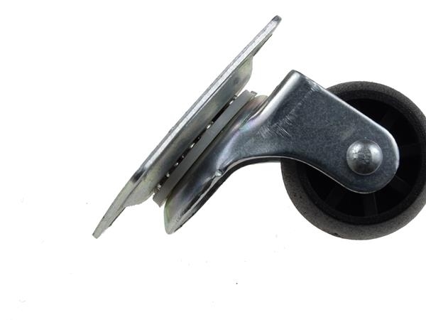 Rolka Φ 30mm twarda, obrotowa z płytką.