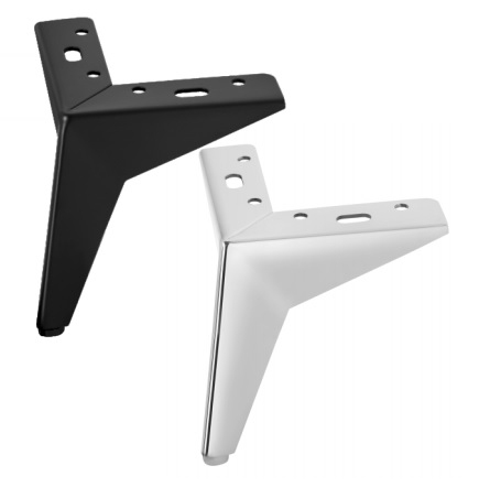 Noga gwiazda - SL 027 - wysokość: 120/130 mm, chrom lub czarny