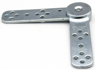 Mechanizm zapadkowy podłokietnika sofy wykonany ze stali nierdzewnej