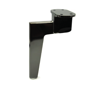 Noga - SL 010 - wysokość: 175 mm, chrom/czarny